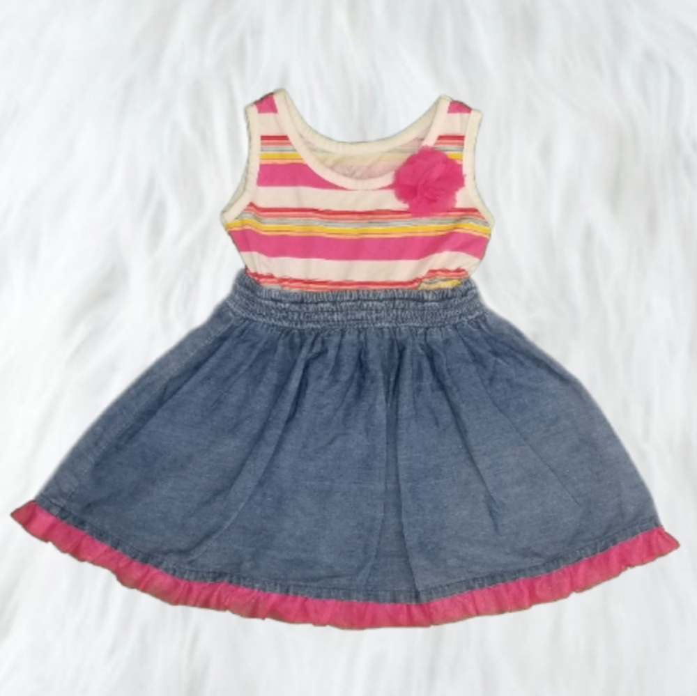 Girls (2) Striped Dress